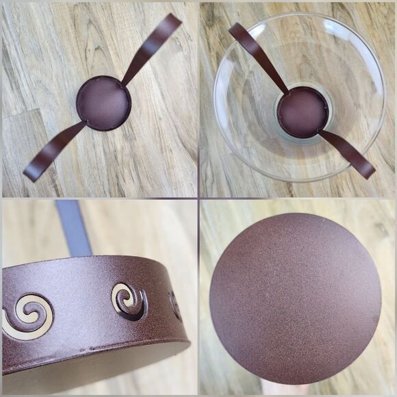 🩵PartyLite Sunesta Medium 13" Glass Hurricane - Picture 11 of 12